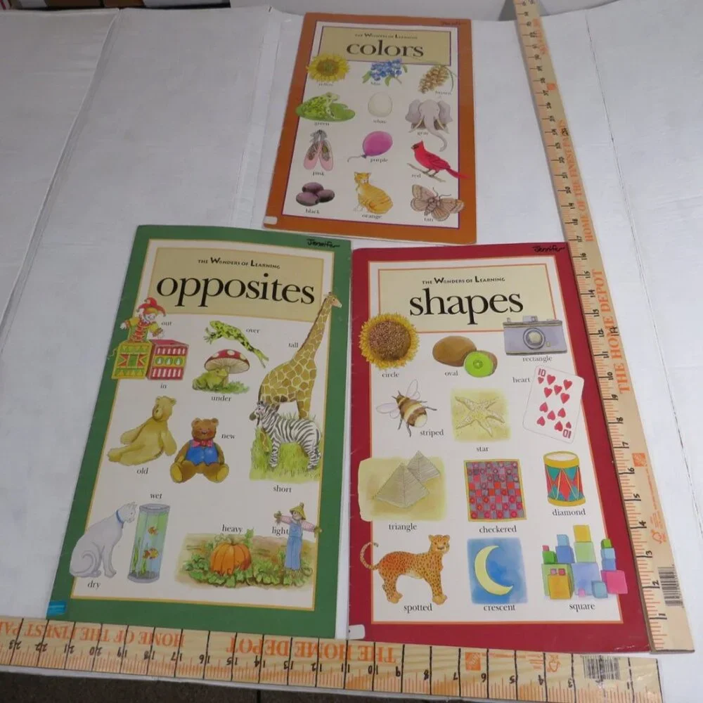 The Wonders of Learning (almost 2 feet tall) set of (3) Books Classroom